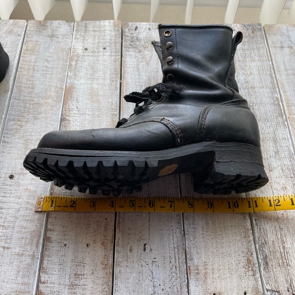 Mens Vibram GEORGIA Logger leather lace up Boots  NO SIZE Georgia Boot main image 0